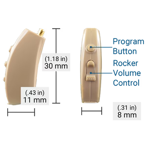 HC206 Digital Hearing Aid - Beige