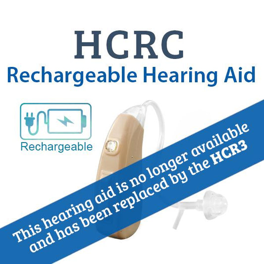 HCRC Rechargeable Digital Hearing Aid - Beige