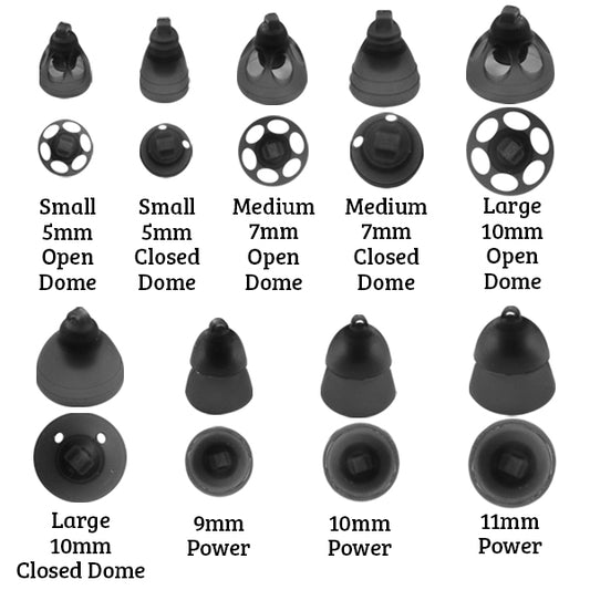 Phonak & Unitron Domes (Tulip (feedback control))